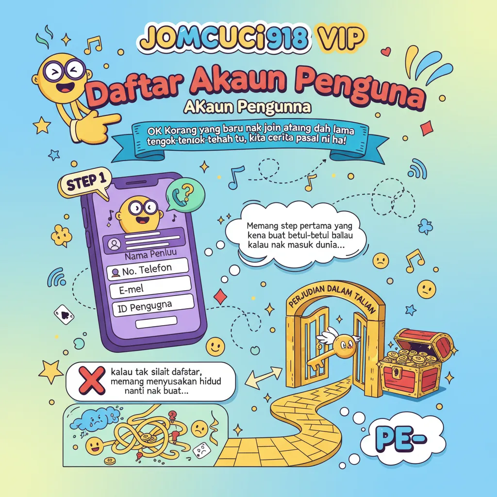Daftar Akaun Pengguna Jomcuci918 VIP