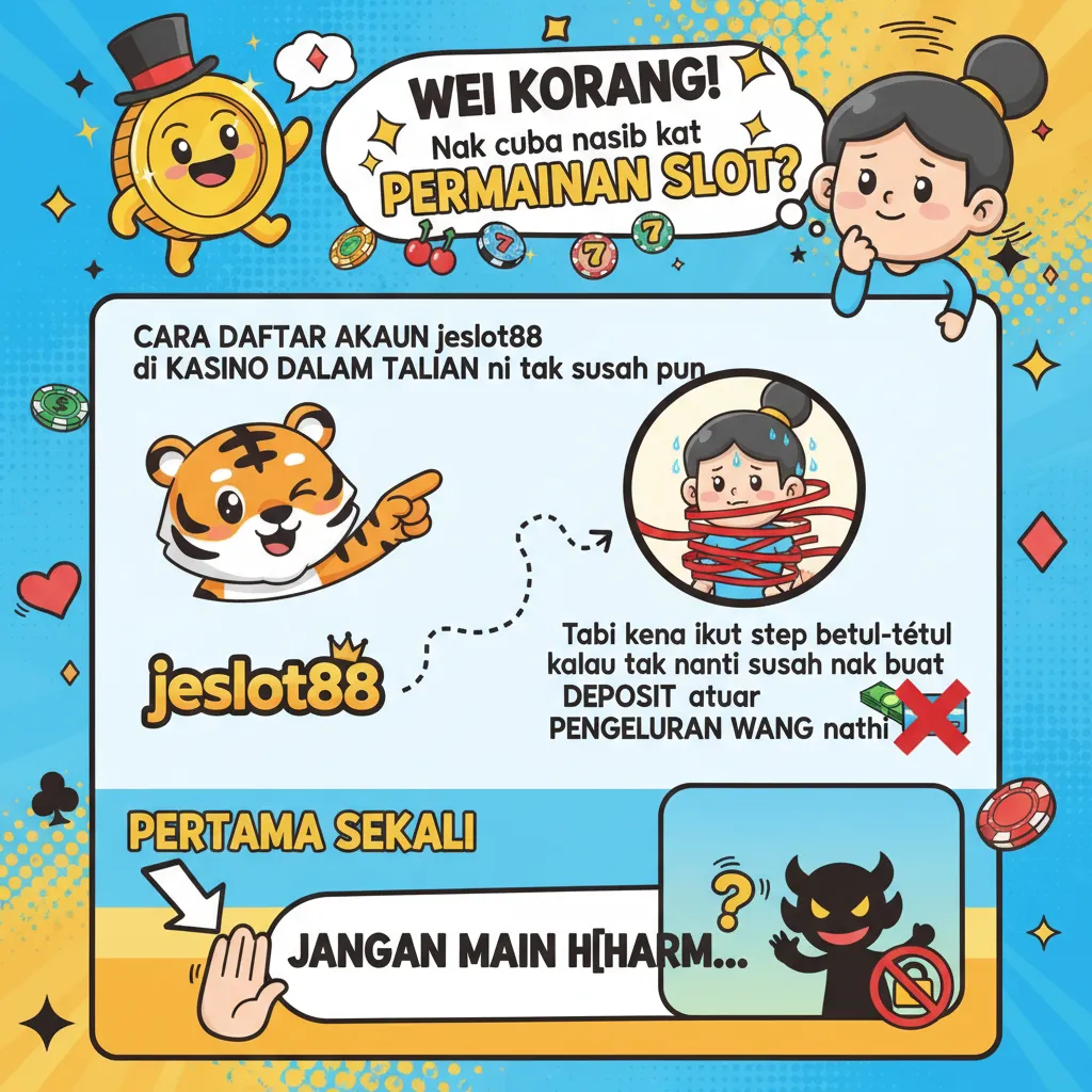 Cara Daftar Akaun jeslot88 di Kasino Dalam Talian