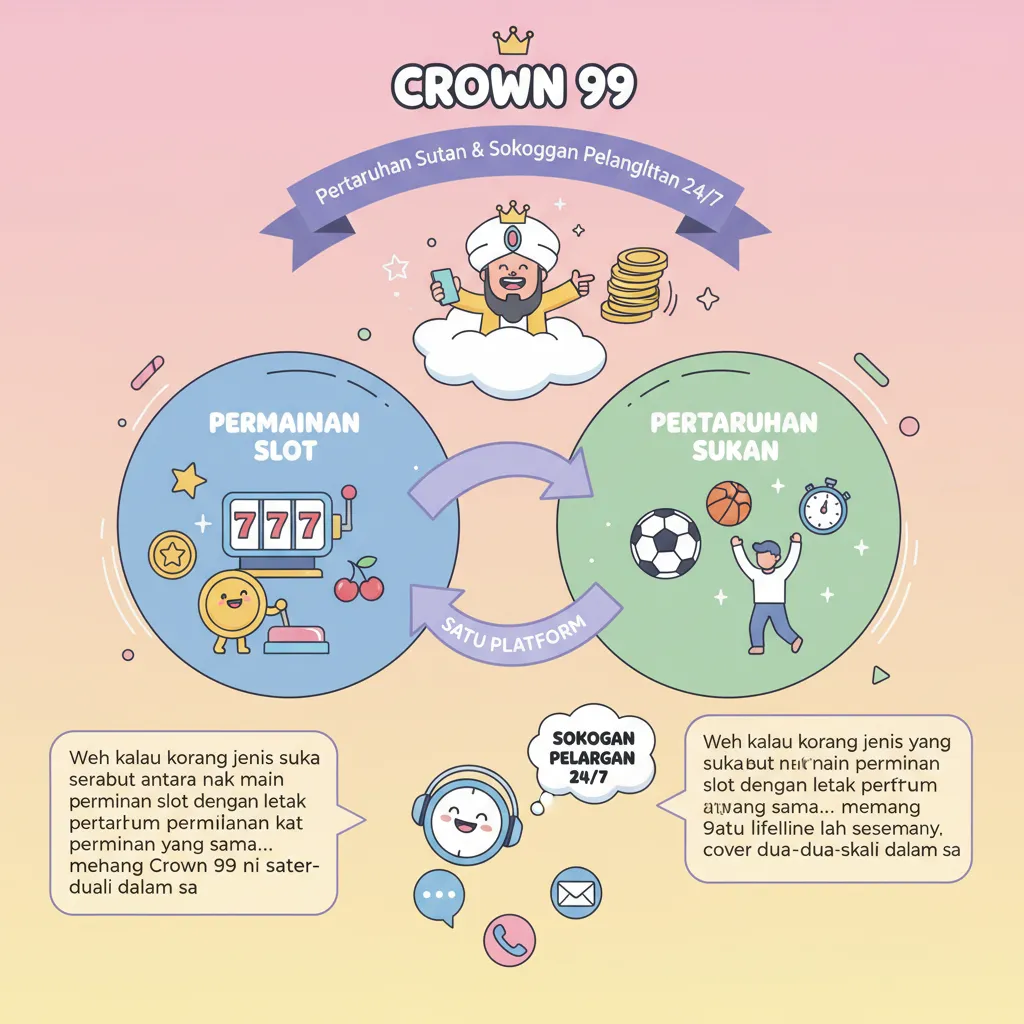 Crown 99: Pertaruhan Sukan & Sokongan Pelanggan 24/7